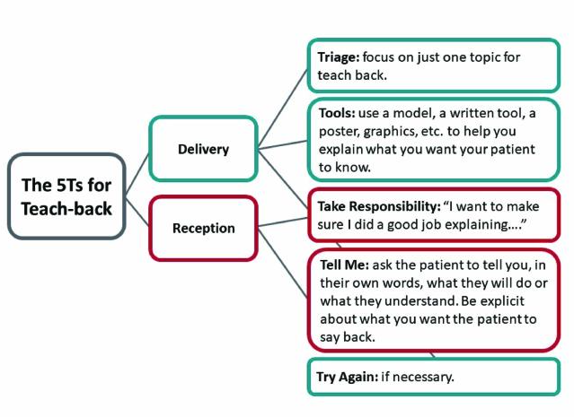 A Brief Intro to the 5Ts of the Teach Back Method - Health Confianza